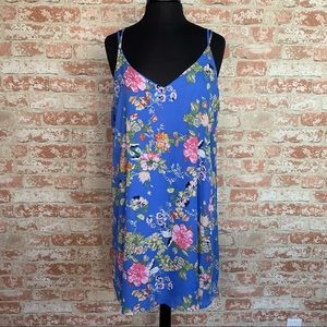 Xhilaration Floral Slip Dress Cami Straps